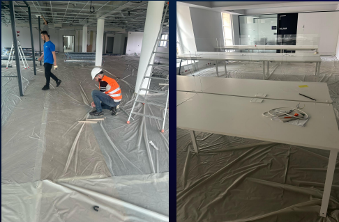 Installation de chantier